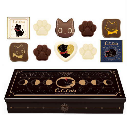 C.C. Cats chocolate can