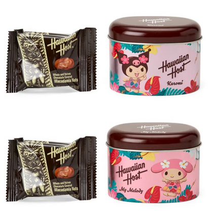 Hawaiian Host x Kuromi\My Melody Macadamia Nut Chocolate & Can Case