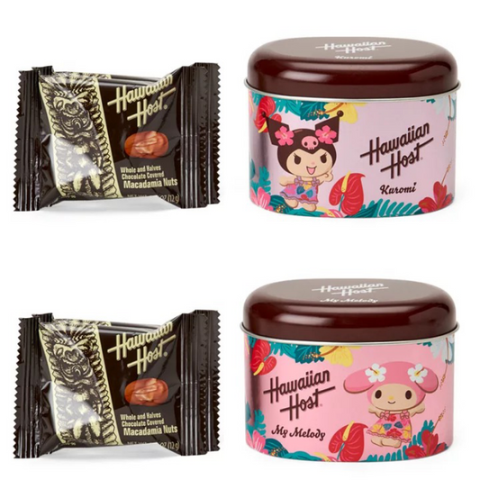 Hawaiian Host x Kuromi\My Melody Macadamia Nut Chocolate & Can Case